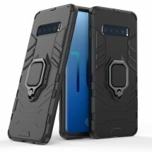 Защитный чехол Deexe Hybrid Case для Samsung Galaxy S10 (G973) - Black: фото 1 из 9