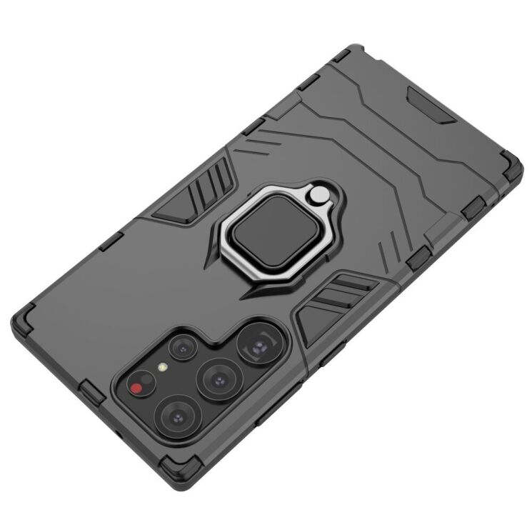 Защитный чехол Deexe Hybrid Case для Samsung Galaxy S23 Ultra - Black: фото 4 из 8