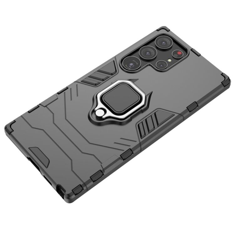 Защитный чехол Deexe Hybrid Case для Samsung Galaxy S23 Ultra - Black: фото 5 из 8