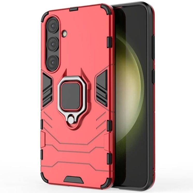 Защитный чехол Deexe Hybrid Case для Samsung Galaxy S24 Plus - Red: фото 1 из 5