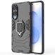 Защитный чехол Deexe Hybrid Case для Samsung Galaxy S25 Edge (S937) - Black (377526B). Фото 2 из 6