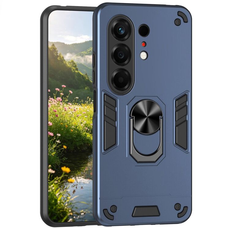 Защитный чехол Deexe Hybrid Shell для TECNO Camon 50 Pro - Blue: фото 1 из 7