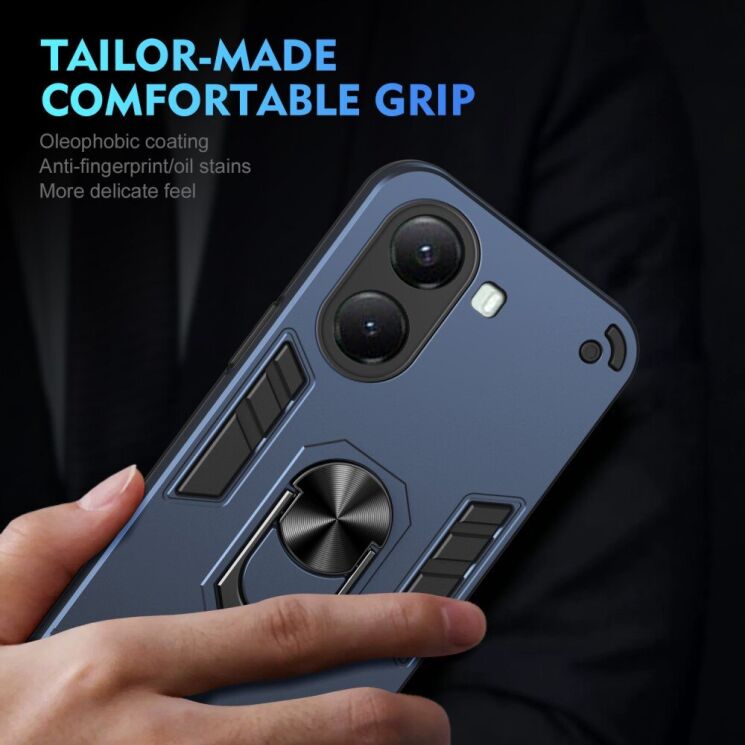 Защитный чехол Deexe Hybrid Shell для Xiaomi Poco X7 Pro - Green: фото 4 из 6