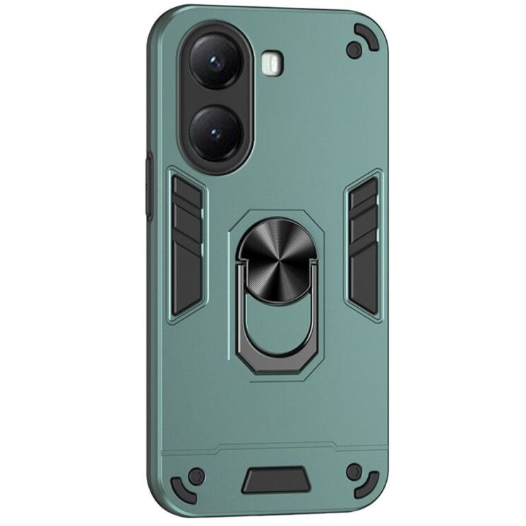 Защитный чехол Deexe Hybrid Shell для Xiaomi Poco X7 Pro - Green: фото 1 из 6