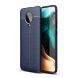 Защитный чехол Deexe Leather Cover для Xiaomi Poco F2 Pro / Redmi K30 Pro - Blue (281002L). Фото 1 из 8