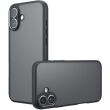 Защитный чехол Deexe Matte Skin для Apple iPhone 16 - Transparent / Black (366430H)