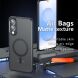 Защитный чехол Deexe Matte Skin with MagSafe для Samsung Galaxy S25 Edge (S937) - Black (377529B). Фото 2 из 10