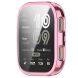 Защитный чехол Deexe Protective Frame для Xiaomi Amazfit Bip 6 - Pink (380900P). Фото 2 из 10