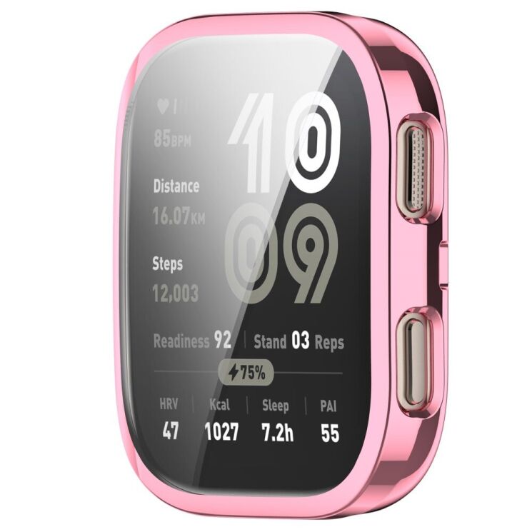 Защитный чехол Deexe Protective Frame для Xiaomi Amazfit Bip 6 - Pink: фото 2 из 10