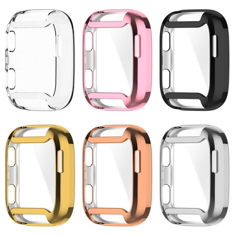 Защитный чехол Deexe Protective Frame для Xiaomi Amazfit Bip 6 - Pink: фото 9 из 10