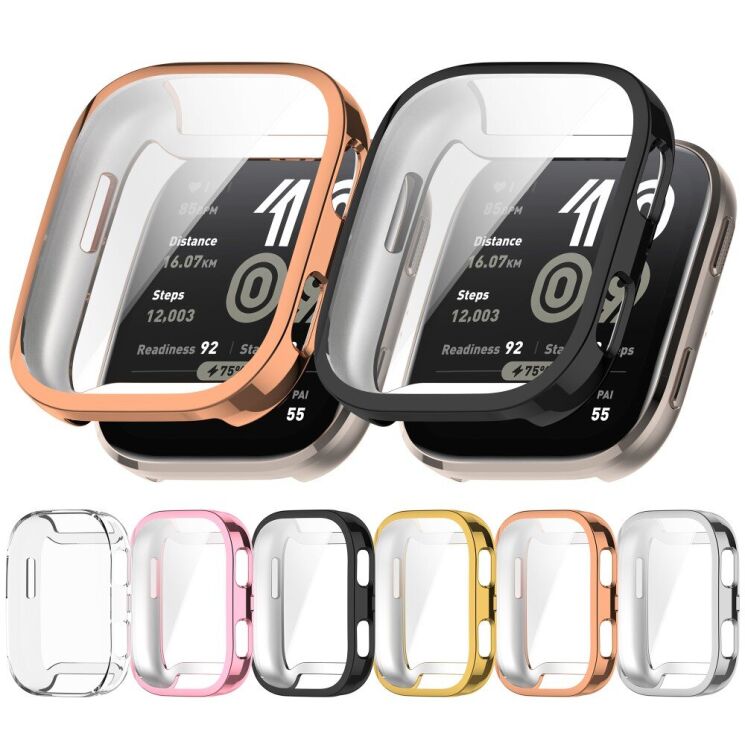 Защитный чехол Deexe Protective Frame для Xiaomi Amazfit Bip 6 - Pink: фото 7 из 10