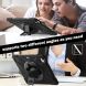 Защитный чехол Deexe Rotation Hybrid для Apple iPad Air 13 M3/M2 (2025/2024) / iPad Pro 12.9 (2020/2021/2022) - Black (224859B). Фото 11 из 12