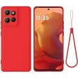 Защитный чехол Deexe Silicone Case для Motorola Moto G15 Power - Red (372907R)