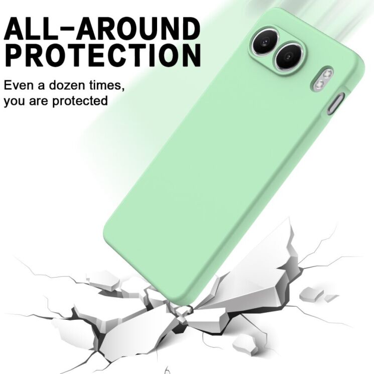 Защитный чехол Deexe Silicone Case для OnePlus Nord 4 - Red: фото 5 из 8