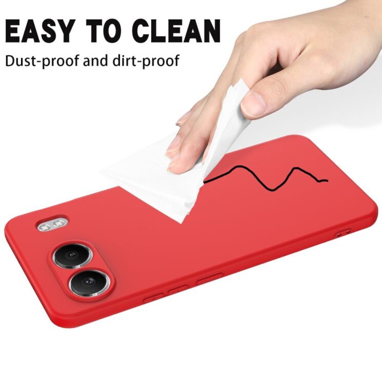 Защитный чехол Deexe Silicone Case для OnePlus Nord 4 - Red: фото 8 из 8