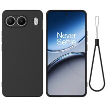 Защитный чехол Deexe Silicone Case для OnePlus Nord 4 - Black: фото 1 из 8