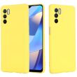 Защитный чехол Deexe Silicone Case для Oppo A16 / Oppo A54s - Yellow (295520Y)