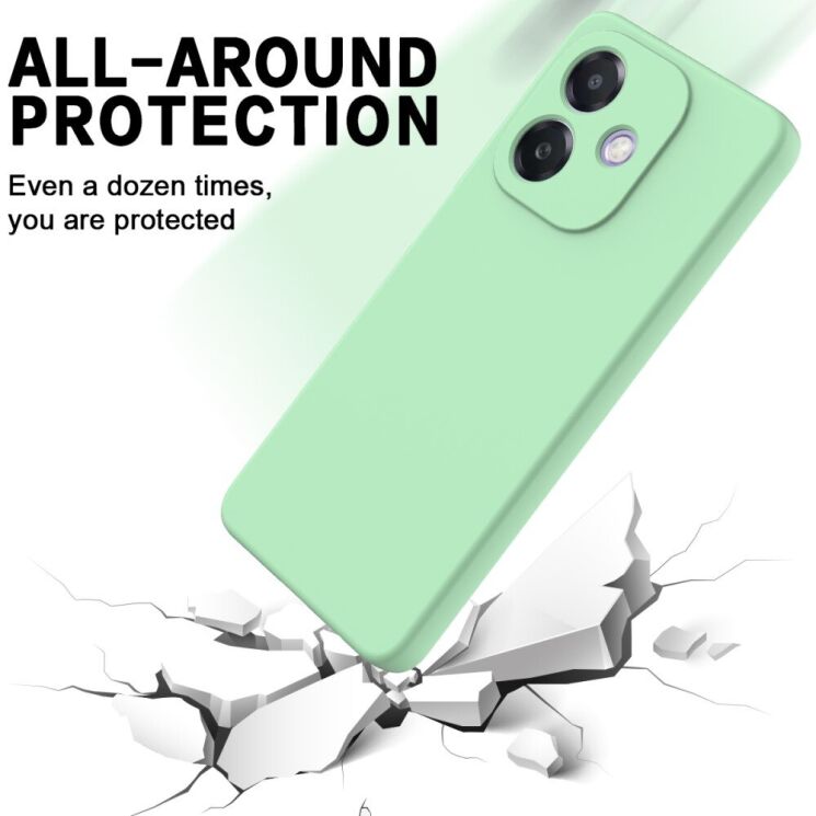 Защитный чехол Deexe Silicone Case для OPPO A3x / A3 / A40m - Green: фото 5 из 8
