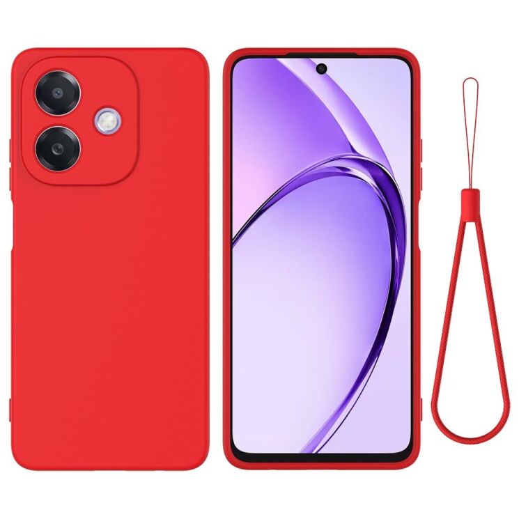 Защитный чехол Deexe Silicone Case для OPPO A3x / A3 / A40m - Red: фото 1 из 8