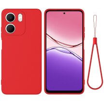 Захисний чохол Deexe Silicone Case для OPPO A5x - Red: фото 1 з 9