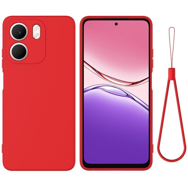 Захисний чохол Deexe Silicone Case для OPPO A5x - Red: фото 1 з 9