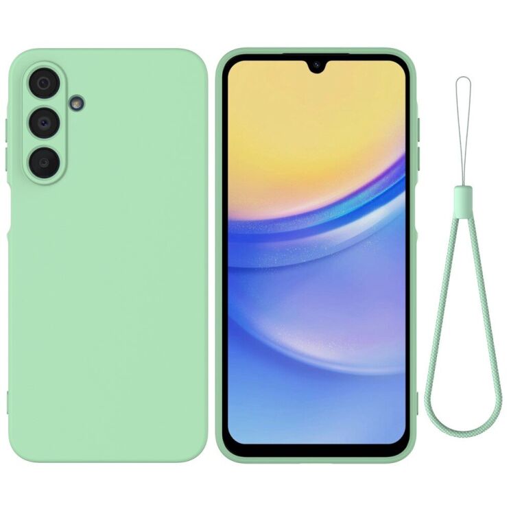 Защитный чехол Deexe Silicone Case для Samsung Galaxy A16 (A165) - Green: фото 1 из 8