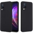 Защитный чехол Deexe Silicone Case для VIVO V21 - Black (350325B)
