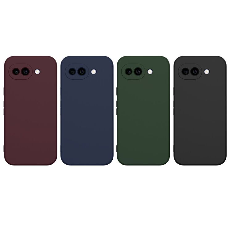 Защитный чехол Deexe Silicone Case with MagSafe для Google Pixel 10a - Black: фото 2 из 9