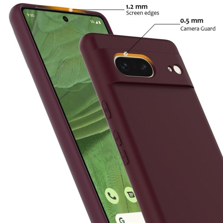 Защитный чехол Deexe Silicone Case with MagSafe для Google Pixel 7 - Dark Blue: фото 6 из 9