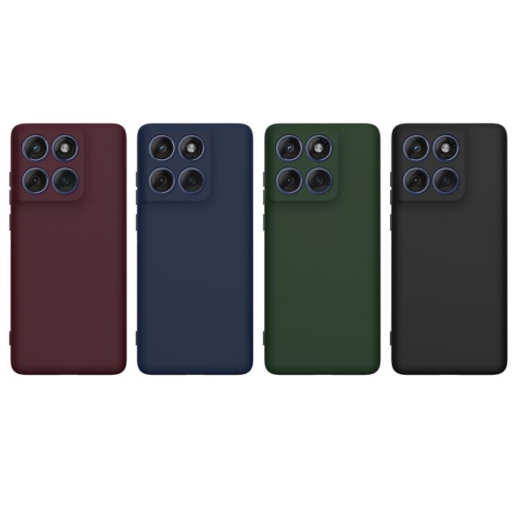 Защитный чехол Deexe Silicone Case with MagSafe для Motorola Edge 70 Fusion - Black: фото 2 из 9