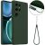 Защитный чехол Deexe Silicone Case with MagSafe для Samsung Galaxy S25 Ultra (S938) - Dark Green: фото 1 из 9