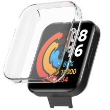 Защитный чехол Deexe Silicone Frame для Xiaomi Redmi Watch 2 Lite - Transparent: фото 1 из 11
