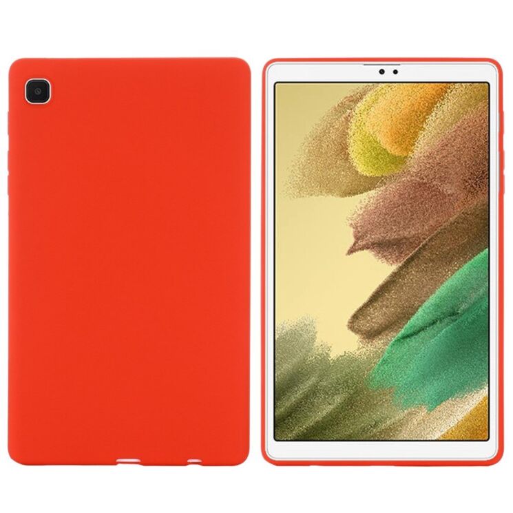 Защитный чехол Deexe Silicone Shell для Samsung Galaxy Tab A7 Lite (T220/T225) - Red: фото 2 из 12
