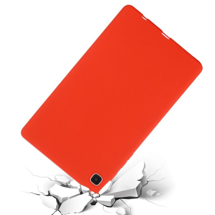 Защитный чехол Deexe Silicone Shell для Samsung Galaxy Tab A7 Lite (T220/T225) - Red: фото 5 из 12