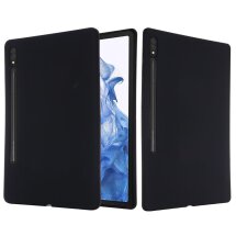 Защитный чехол Deexe Silicone Shell для Samsung Galaxy Tab S9 Ultra (X910/916) - Black: фото 1 из 9