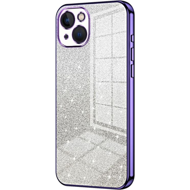 Защитный чехол Deexe Sparkles Cover для Apple iPhone 13 - Purple: фото 1 из 7