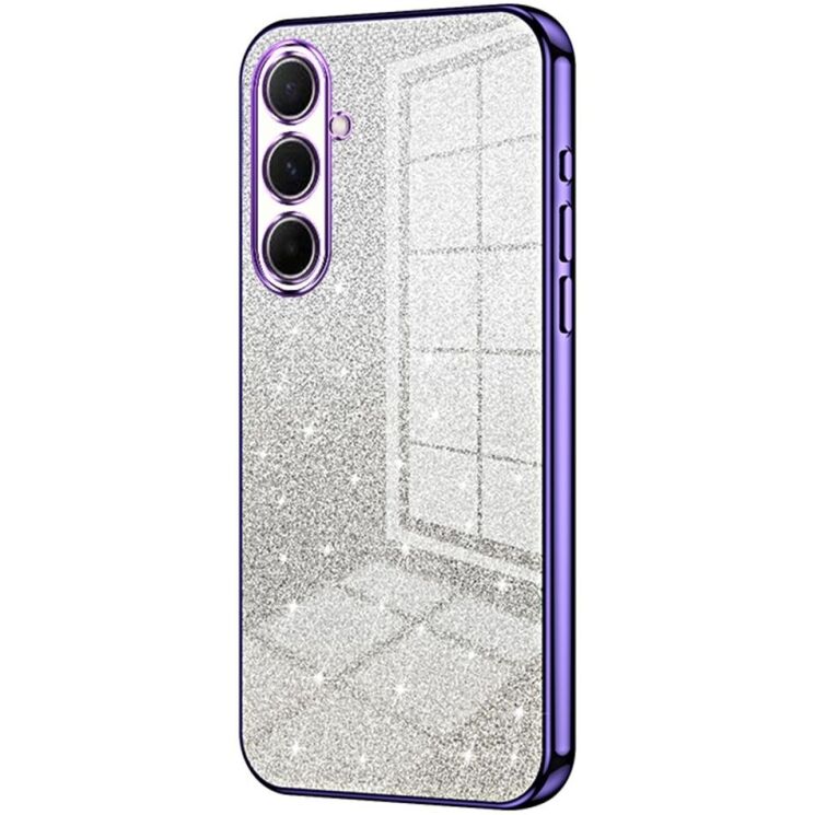 Захисний чохол Deexe Sparkles Cover для Samsung Galaxy A56 (A566) - Purple: фото 1 з 7