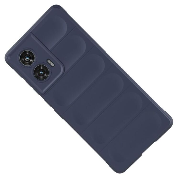 Защитный чехол Deexe Terra Case для Motorola Edge 50 Fusion - Dark Blue: фото 2 из 8
