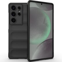 Силиконовый (TPU) чехол Deexe Terra Case для Samsung Galaxy S25 Ultra (S938) - Black: фото 1 из 6