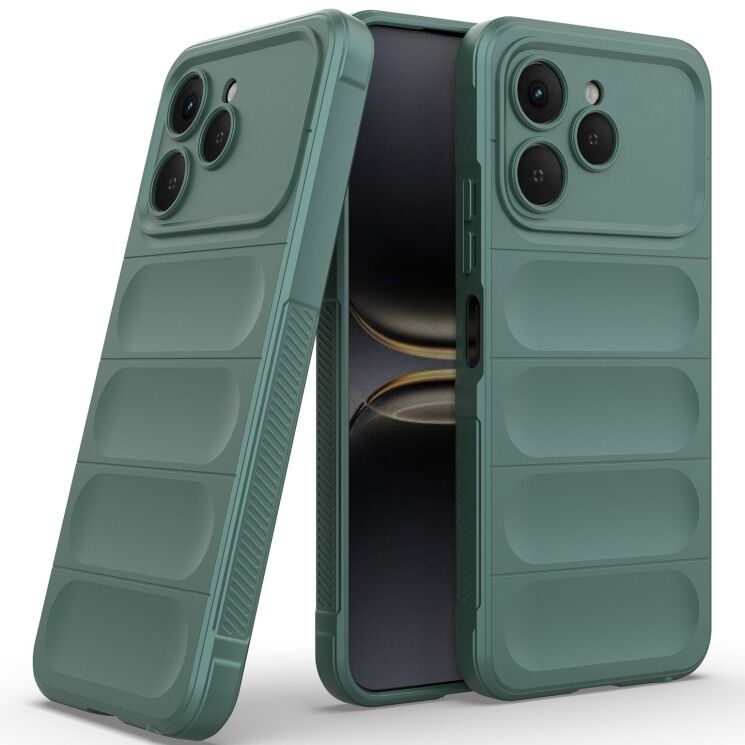 Силіконовий (TPU) чохол Deexe Terra Case для TECNO Spark 40 - Green: фото 2 з 9