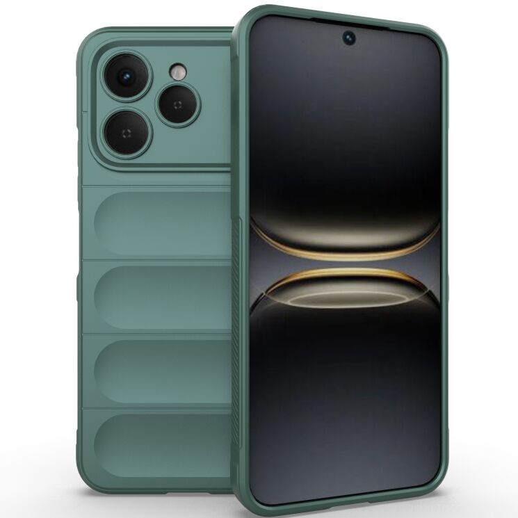 Силіконовий (TPU) чохол Deexe Terra Case для TECNO Spark 40 - Green: фото 1 з 9