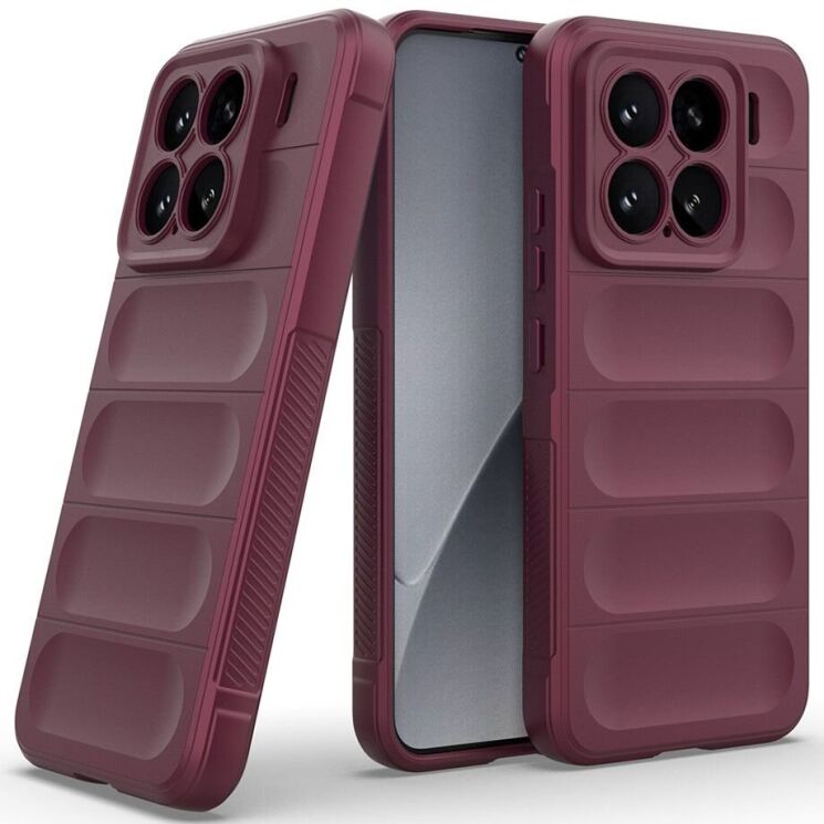 Захисний чохол Deexe Terra Case для Xiaomi 15 - Wine Red: фото 2 з 6