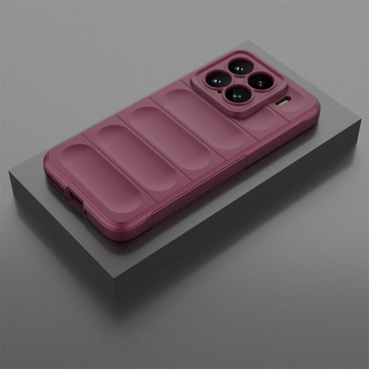 Захисний чохол Deexe Terra Case для Xiaomi 15 - Wine Red: фото 4 з 6