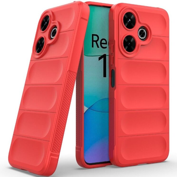 Защитный чехол Deexe Terra Case для Xiaomi Redmi 13 - Red: фото 2 из 10