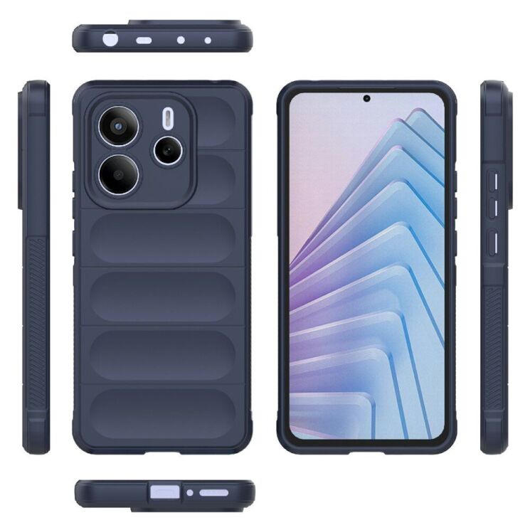 Защитный чехол Deexe Terra Case для Xiaomi Redmi Note 14 5G - Dark Blue: фото 3 из 7