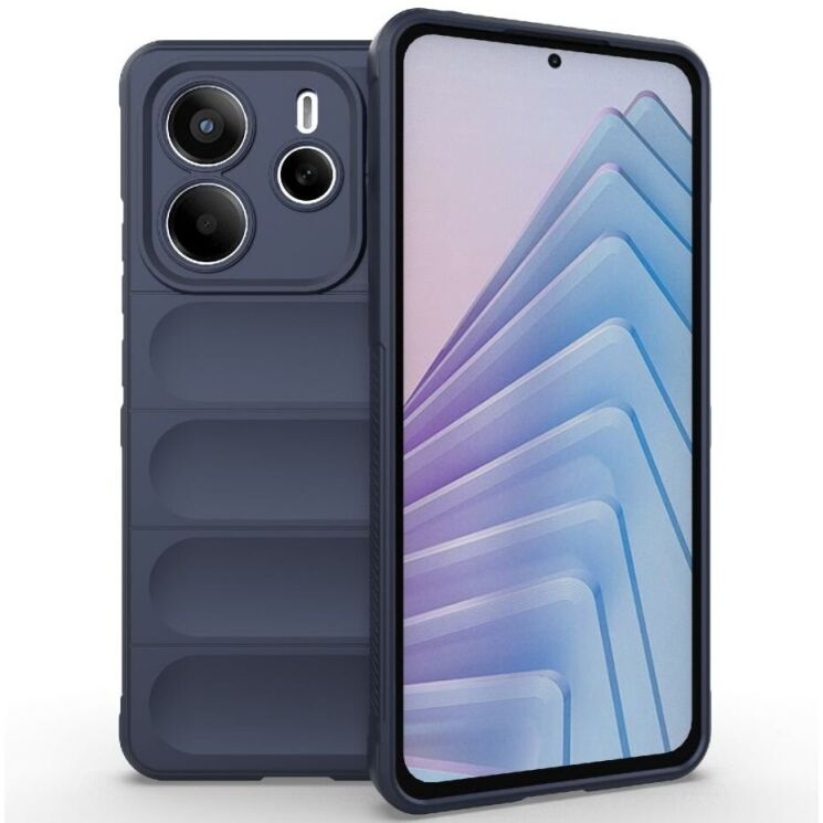Защитный чехол Deexe Terra Case для Xiaomi Redmi Note 14 5G - Dark Blue: фото 1 из 7