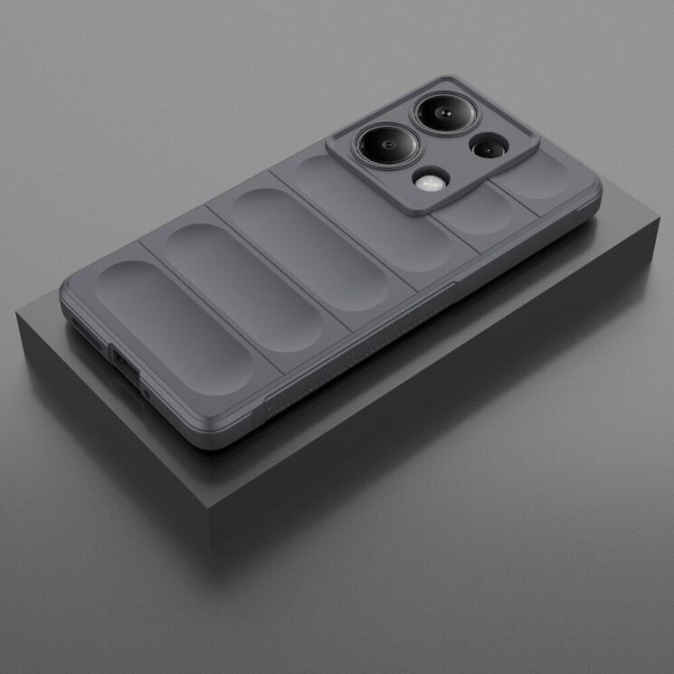Защитный чехол Deexe Terra Case для Xiaomi Redmi Note 14S - Dark Grey: фото 2 из 5