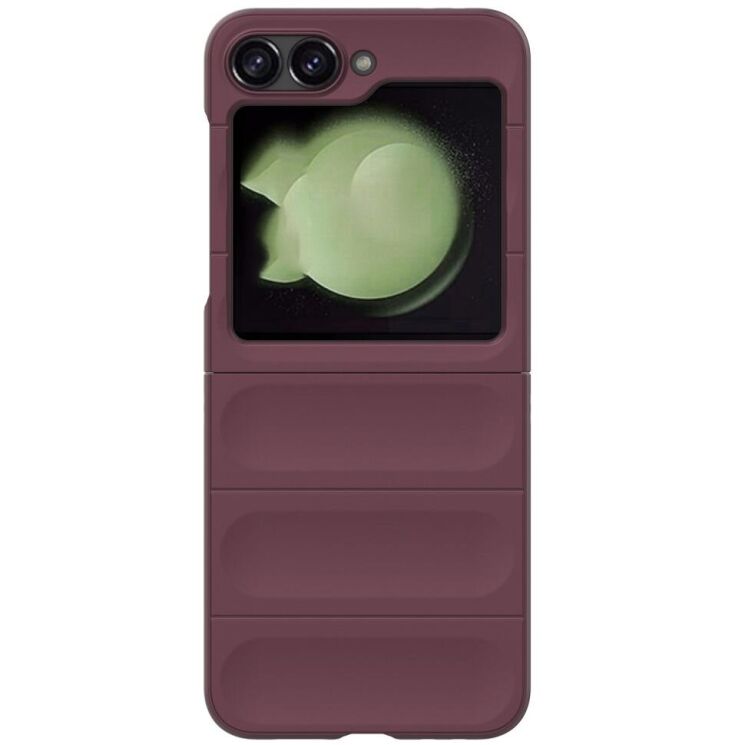 Защитный чехол Deexe Terra Case (FF) для Samsung Galaxy Flip 6 - Wine Red: фото 4 из 8