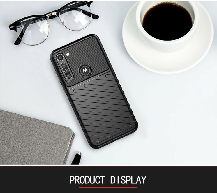 Защитный чехол Deexe Thunder Series для Motorola Moto G8 Power - Black: фото 12 из 12