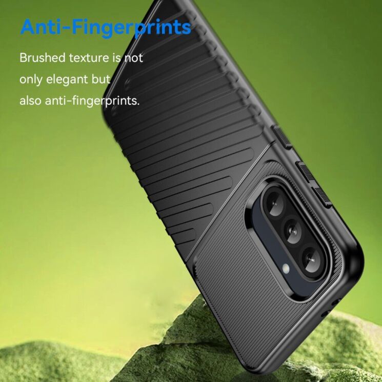 Захисний чохол Deexe Thunder Series для Samsung Galaxy A36 (A366) / A56 (A566) - Black: фото 4 з 12